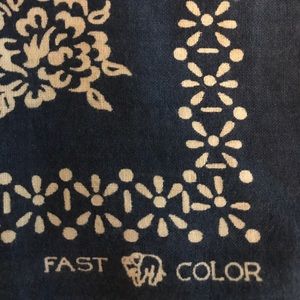 10 Pre 1950s Selvedge Trunk Down Bandanas USA Made